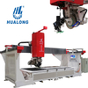 آلة قص الحجر CNC ذات 5 محاور من HUALONG مع منشار الجسر و Waterjet HKNC-650J 