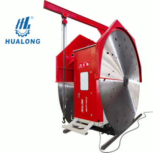 Hualong Stone Machinery عالية الكفاءة بشفرة مزدوجة صخرية منشار السكة الحديدية آلة قطع الحجر الطبيعي لمحجر الجرانيت 2QYKZ-2200/3300