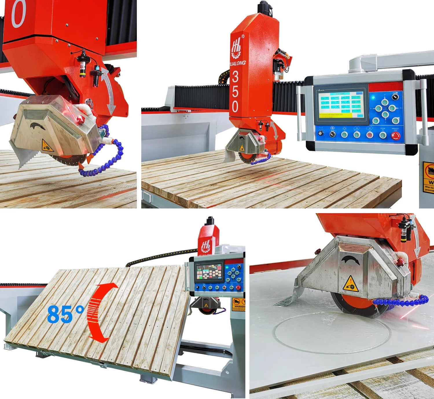 PLC Bridge Saw Saw Machine Machine