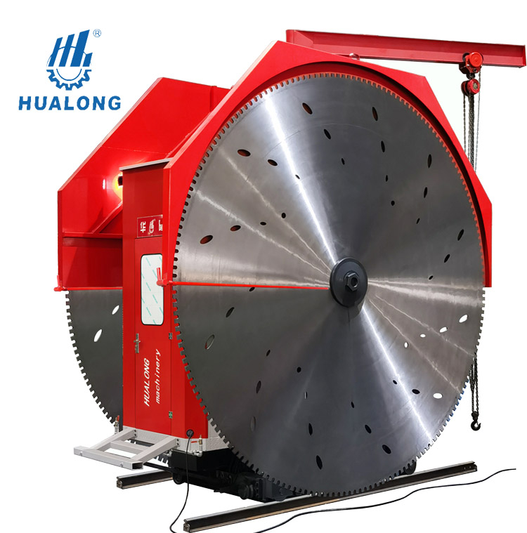 Hualong Stone Machinery عالية الكفاءة منخفضة التكلفة 2 شفرات الجرانيت آلة المحاجر وتوفير الطاقة آلة البلوك الطبيعي الجديدة 2QYK-4600