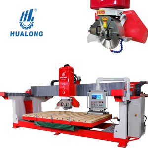 Hualong Stone Cutting Machinery HSNC-650 منشار جسر CNC أوتوماتيكي ماكينة قص وطحن لآلة قطع بلاط الكوارتز والرخام والجرانيت