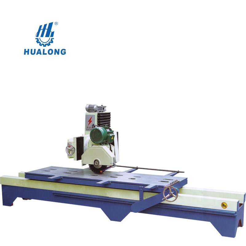 HUALONG Stone Machinery Manufacturer ماكينة قص حواف الحجر اليدوية مع قرص ماسي لرخام الجرانيت HSQ-2800 