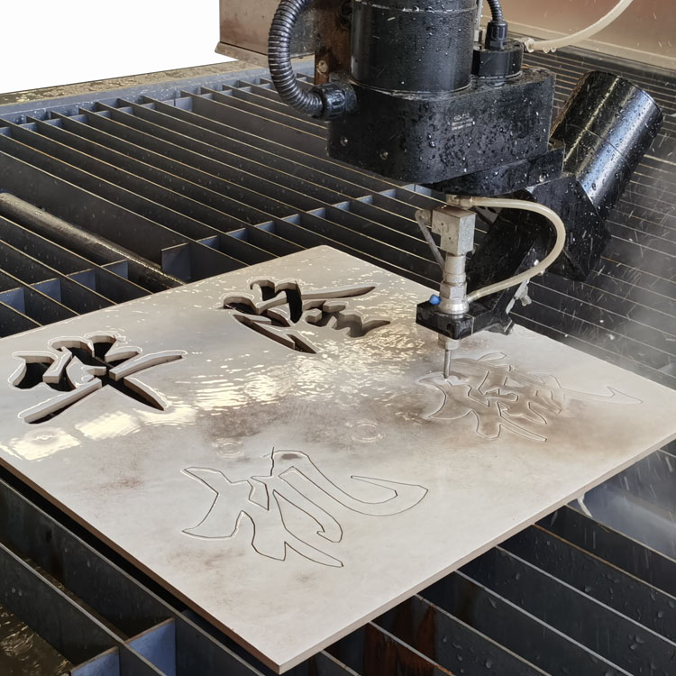 Hualong CNC 5 Axis Waterjet قطع جهاز التوجيه لآلة قطع بلاط زجاجي كوارتز رخام جرانيت سيراميك بالماء